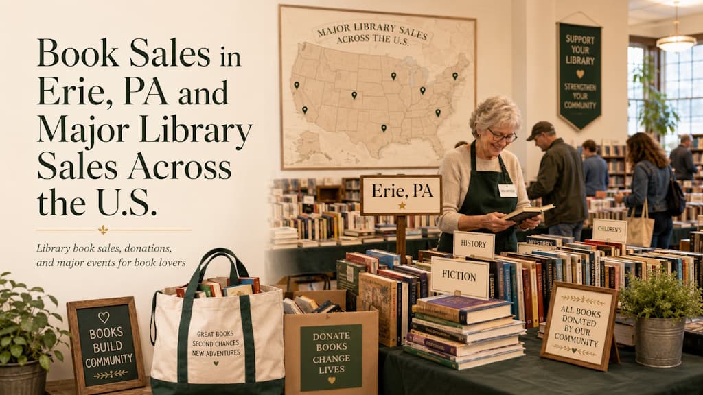 A Look at Erie Book Sales and Major Book Sales Nationwide